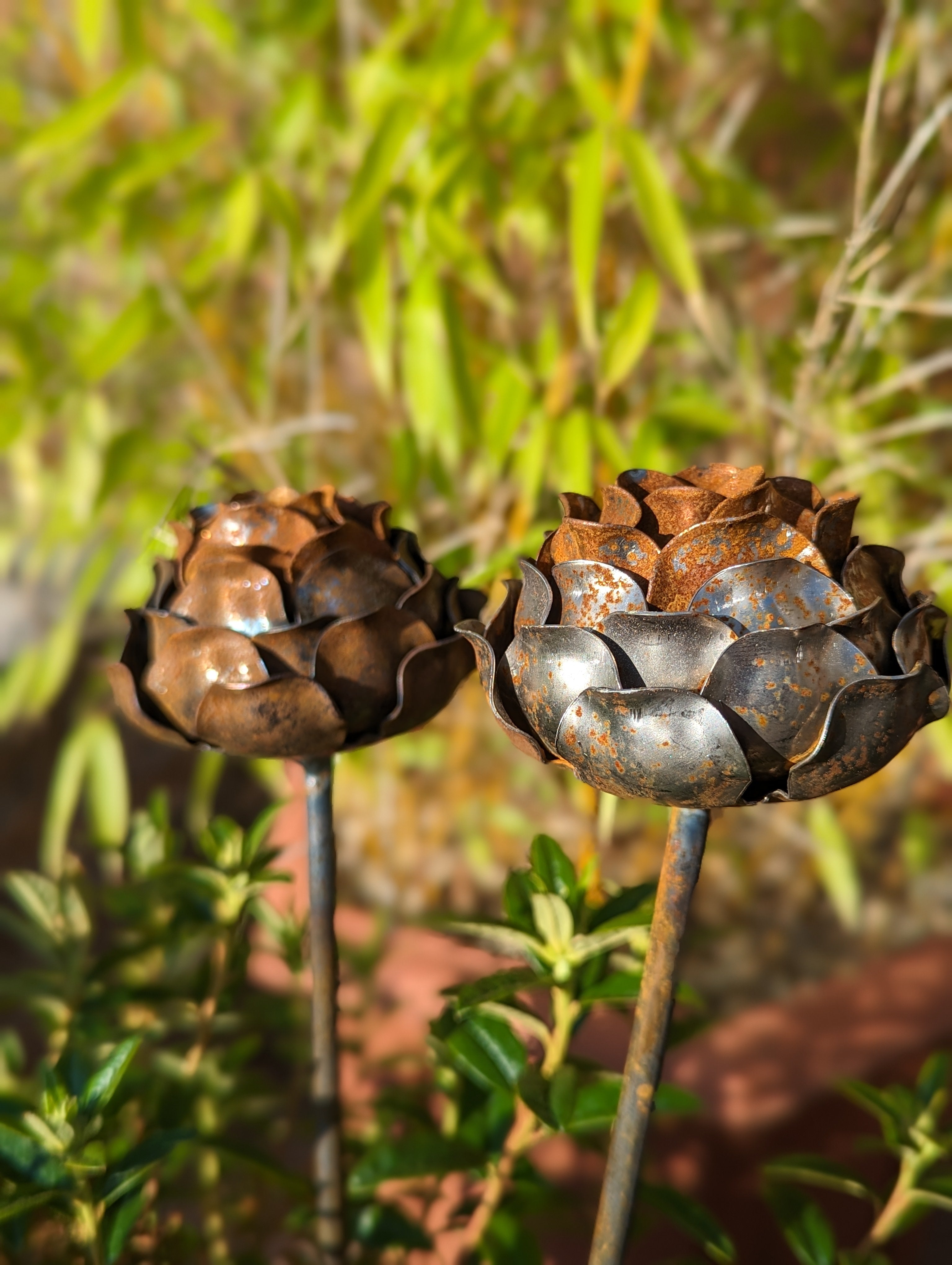 Metal Peony