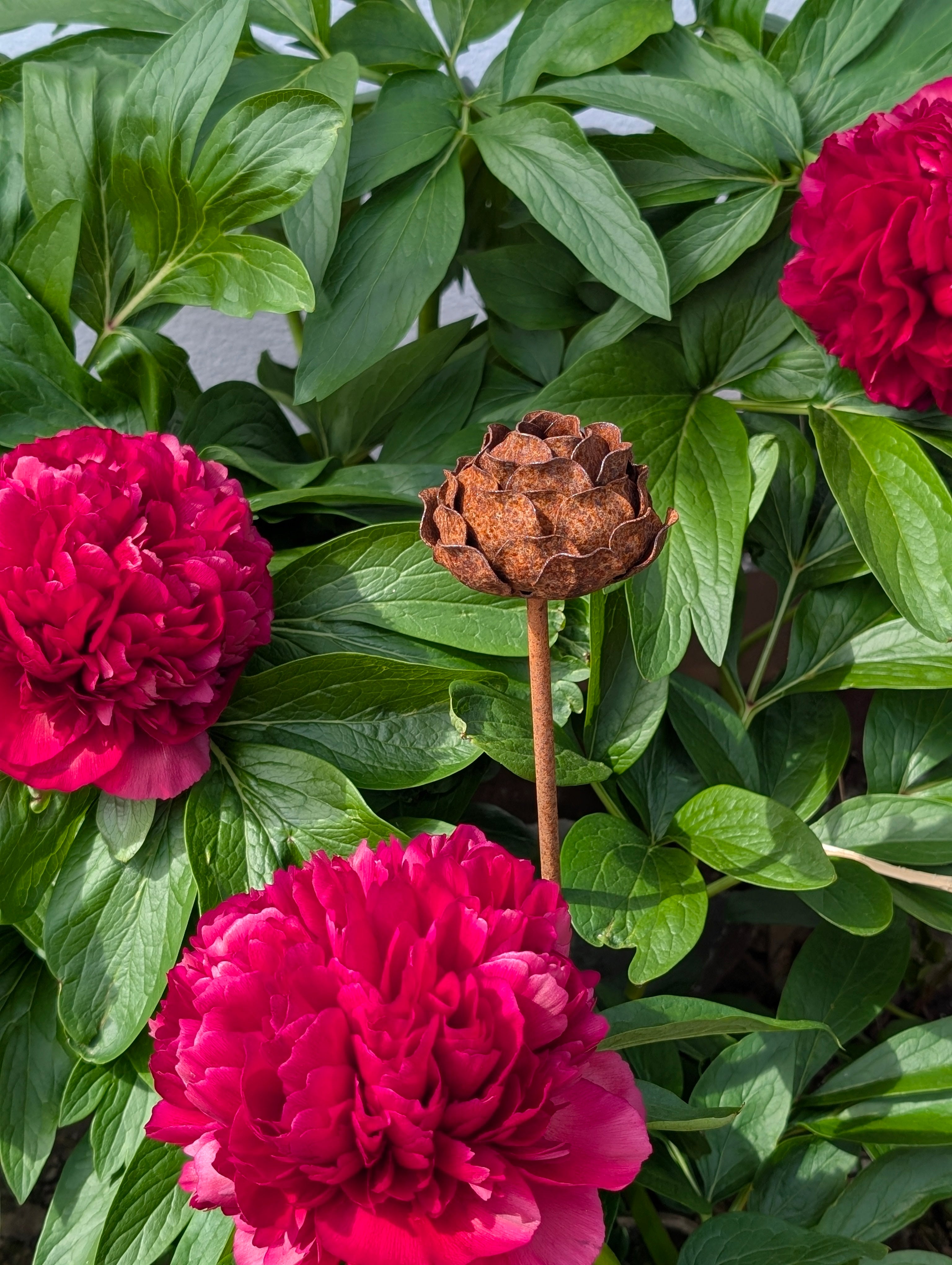 Metal Peony