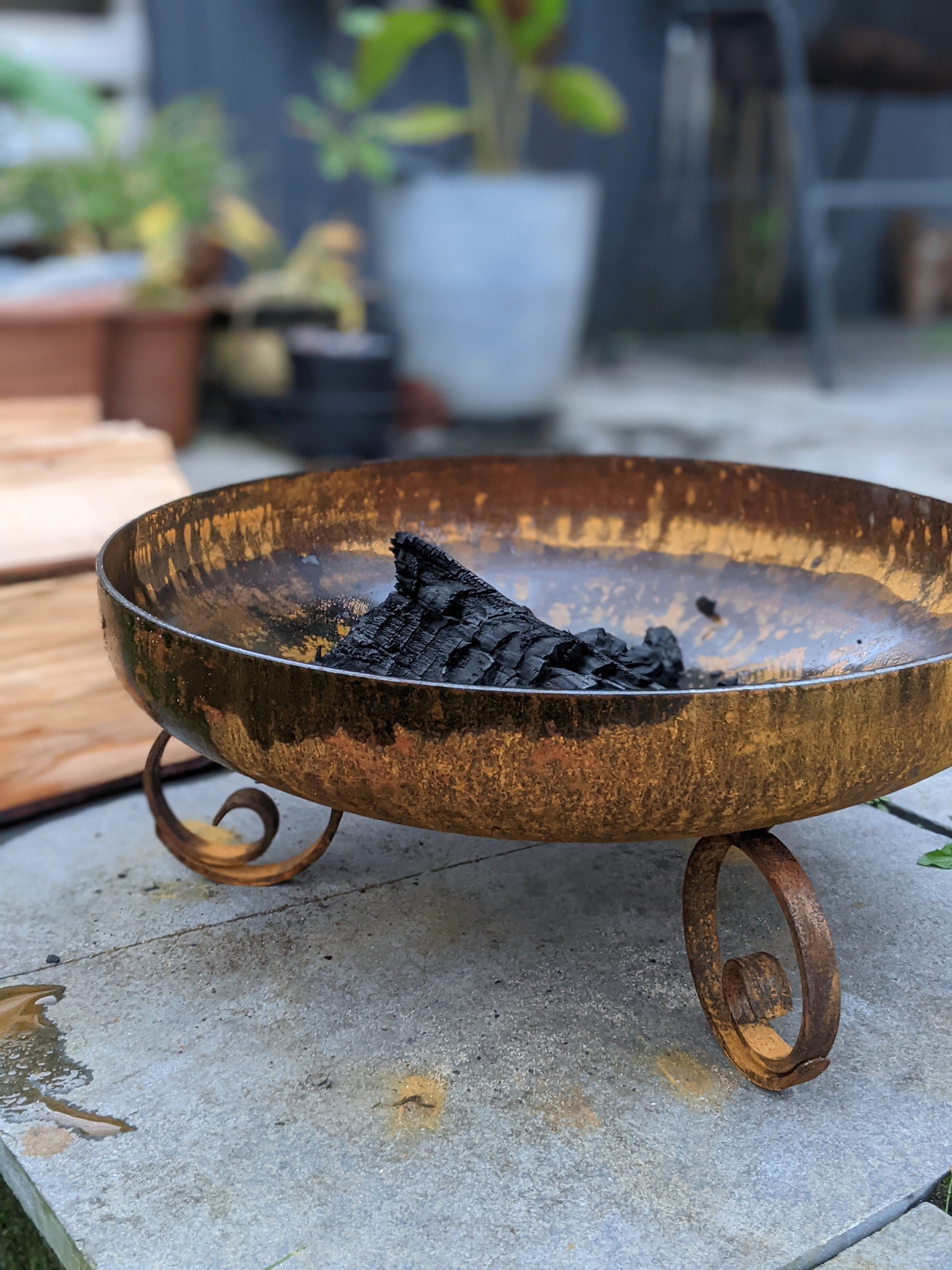 Metal Fire Pit | Christmas Gift | Garden Fire Bowl