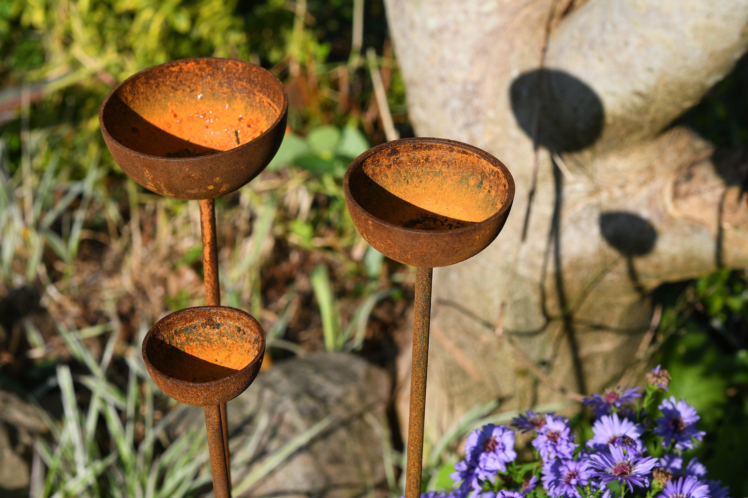 Rain Catcher Bundle | Rain Catcher Trio | Rustic Garden Gift