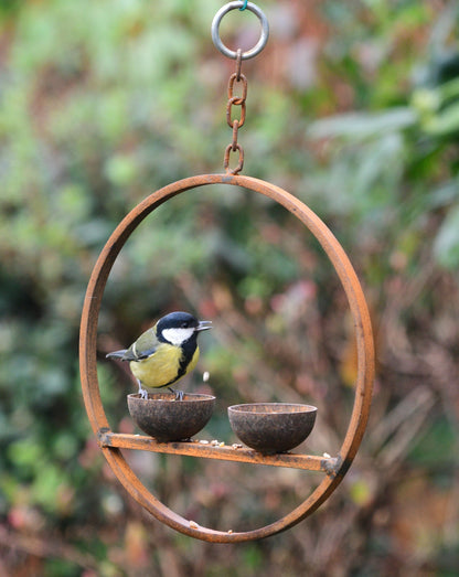 Double Hanging Bird Feeder Ring