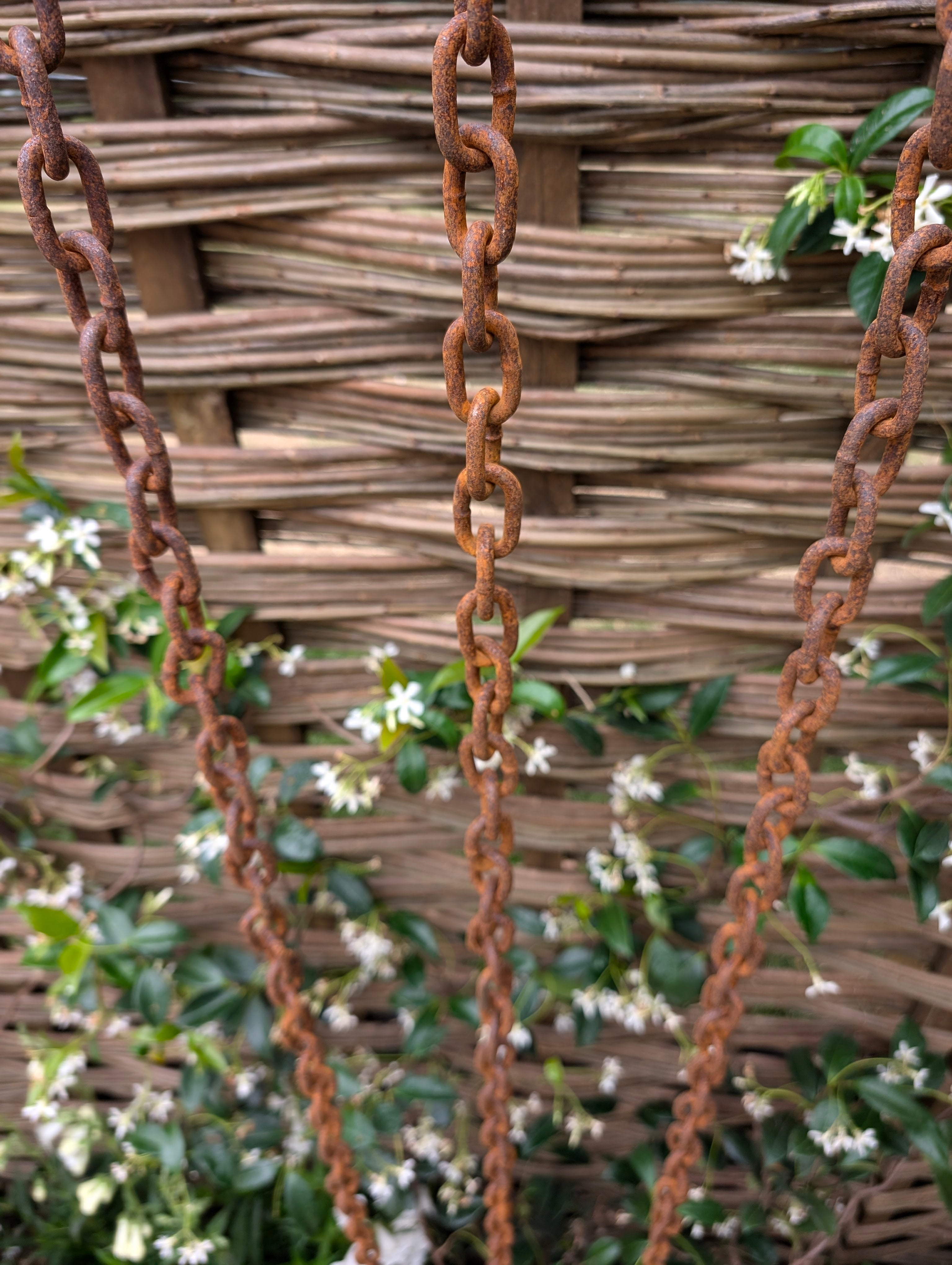 metal rain chain