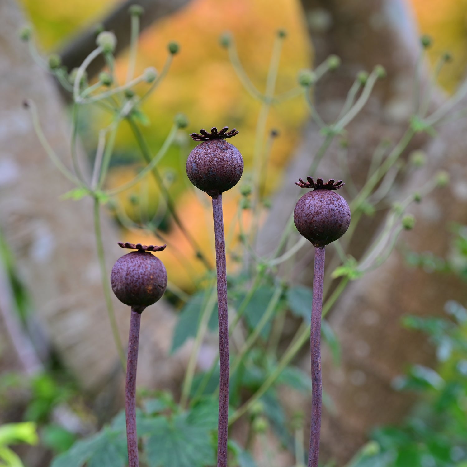 metal flower ornaments