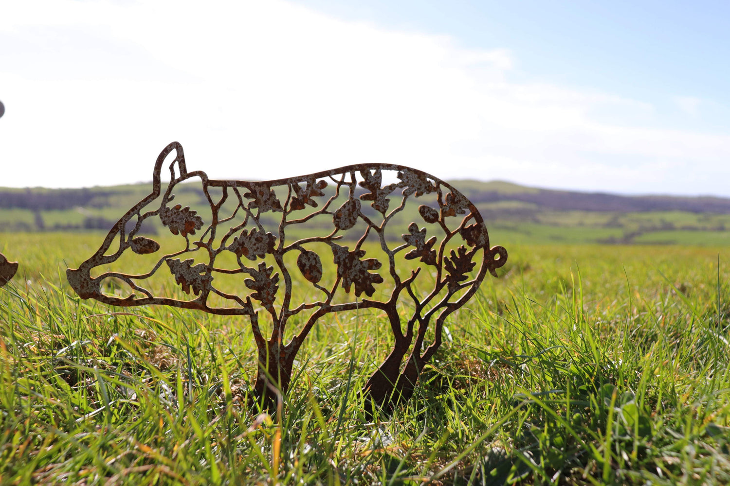 Rusty Pig Garden Ornamnets