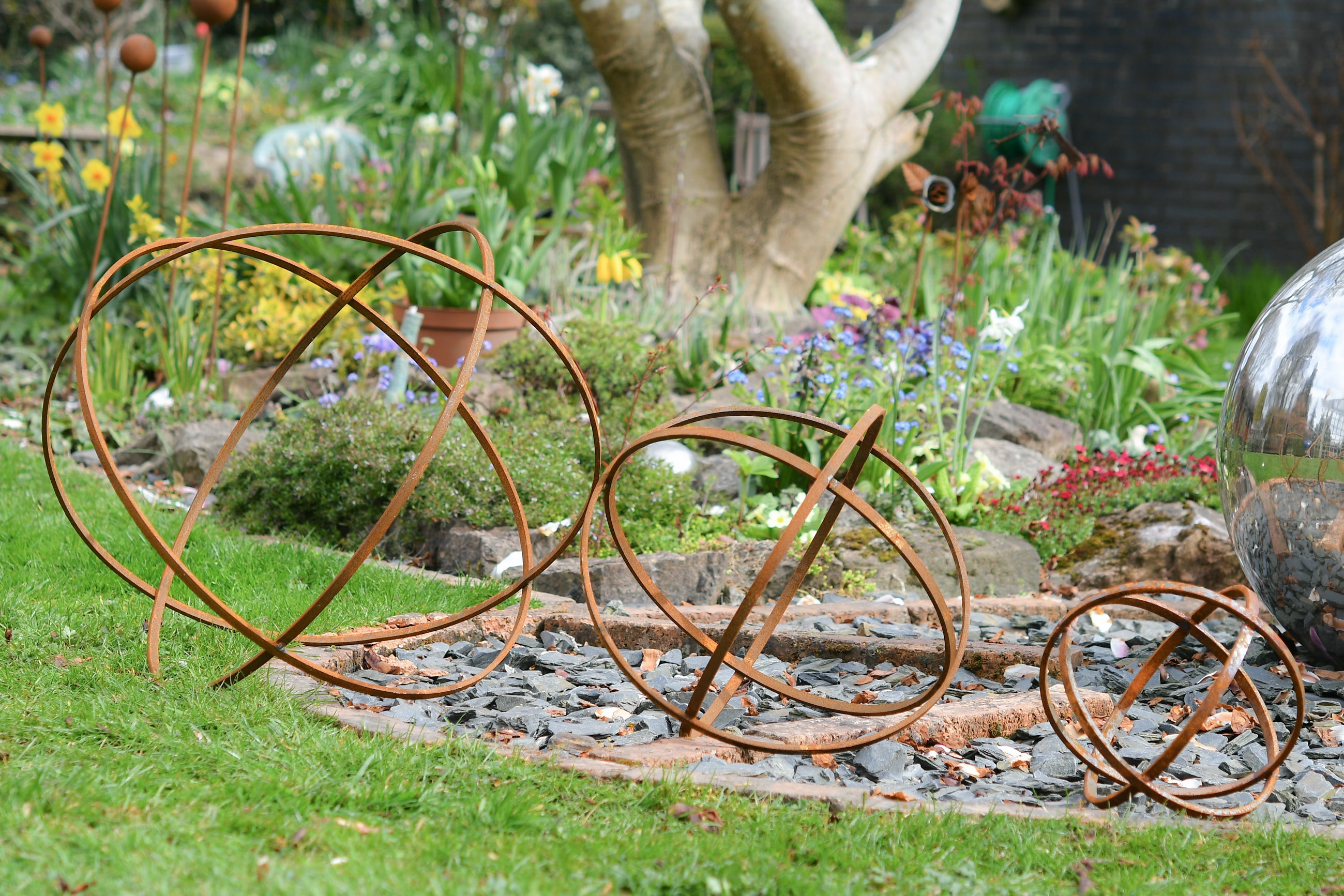 Garden Sphere Ornaments